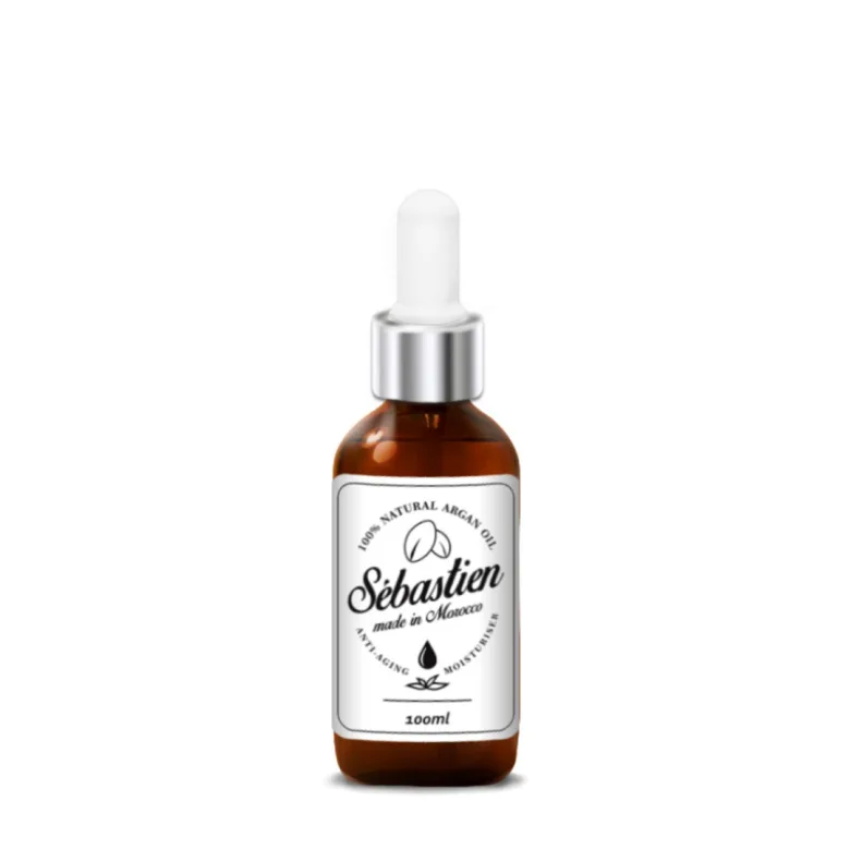 Argan oil - in glass bottle with pipette
