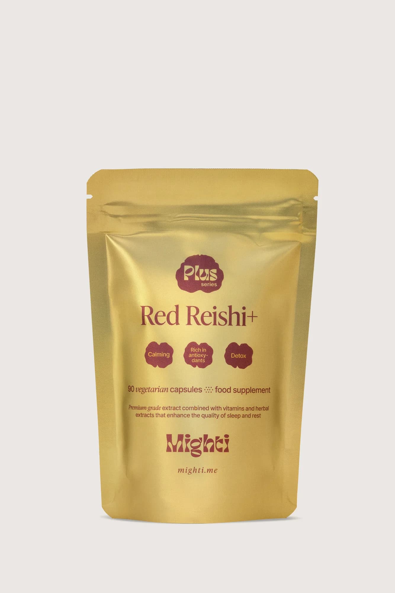 Reishi Mushroom Extract Capsules Dual-Extracted 420mg Vegan Supplement