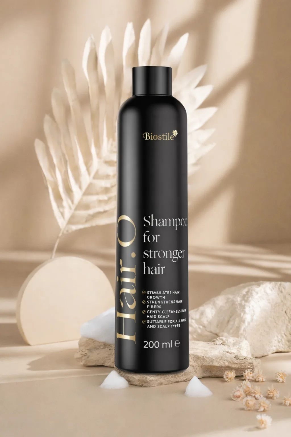 Hair.O Shampoo with Caffeine, Menthol & Plant Extracts for Scalp Care